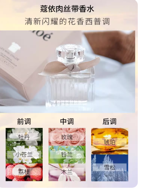 Chloe蔻依小豬包香水寇依克洛伊經典同名香氛持久淡香肉絲帶套盒